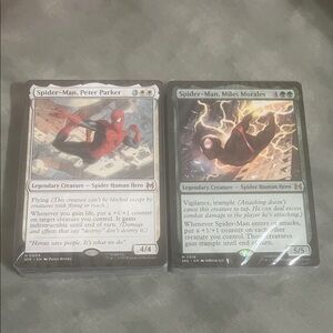 Spiderman BOTH MTG Cards 9/2025